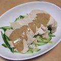 きらり流れ星's cooksnap of when they made こっくりごまだれバンバンジー.