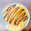 りーとぽん's cooksnap of when they made 材料2つ☆卵なしふわふわホットケーキ！.