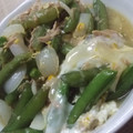 ゆーあちん's cooksnap of when they made 簡単♪スナップえんどうとツナの卵とじ.