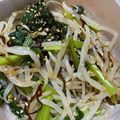 Celica0525's cooksnap of when they made うま味抜群！小松菜ともやしの昆布おひたし.