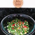 FaithAloha's cooksnap of when they made レバノン伝統料理★タブーリ★パセリサラダ.