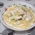 yui.A's cooksnap of when they made 超簡単！牛乳で絶品クリームパスタ♪.
