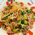 ainuinu's cooksnap of when they made 豚もやしほうれん草の春雨炒め。ダイエット.