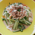yokoyoko76's cooksnap of when they made ごま油香るささみときゅうりの豆乳そうめん.
