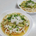 ねこのおかあさん☆'s cooksnap of when they made 簡単！！なすとおろしの冷しうどん.