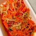 マダムキュリー's cooksnap of when they made もやしと人参のナムル.