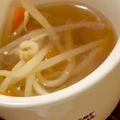 MULA's cooksnap of when they made ささっと 一品！ もやし 人参の スープ.