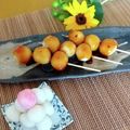 ＊＊ラテ＊＊'s cooksnap of when they made 冷めてもやわらか☆*。豆腐団子でお月見★.