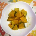 くネコまろす's cooksnap of when they made 電子レンジでカボチャの簡単煮物.