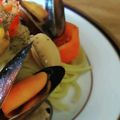 sæki's cooksnap of when they made コストコのムール貝で絶品簡単パスタ♪.