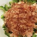 みさ★あや's cooksnap of when they made 無限、ゴーヤのお浸し.