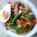 モコブーママ's cooksnap of when they made 簡単お昼ご飯♪炒めてラーメン～♪.