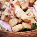 Marmo's cooksnap of when they made 手作りサラダチキンのシーザーサラダ.