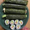 gospelyuka's cooksnap of when they made ［節分］海苔巻き(サラダ巻き).