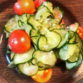 まあちゃんくっく's cooksnap of when they made きゅうりとトマトの酢の物.