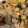 ゆきちん121212's cooksnap of when they made 小松菜と豚肉卵炒め.