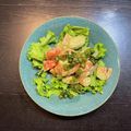 イシス女神's cooksnap of when they made マグロ&サーモン,海老,アボカドのポキ.