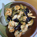 ながぴー♧'s cooksnap of when they made エビとナスのオイスターソース炒め.