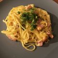 クックYFGU1I☆'s cooksnap of when they made スモークベーコンの和風カルボナーラ.