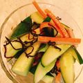 みぽわん's cooksnap of when they made カニカマとキュウリの塩昆布和え.