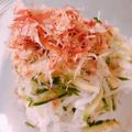 KAORULALA's cooksnap of when they made 簡単おもてなし！大根ときゅうりのサラダ.
