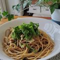 donuts★'s cooksnap of when they made ヘルシー☆大葉とささみの和風パスタ☆.