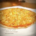 inyako's cooksnap of when they made 手捏ねで簡単✿クリスピーピザ生地.