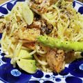 ベランダにネギ's cooksnap of when they made 簡単なのに本格的★サーモンのカルボナーラ.