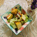 Laufen's cooksnap of when they made キャベツと厚揚げのさっと和え♪.