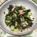 カントリンブンブン's cooksnap of when they made タコとキュウリのサラダ.