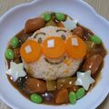 ゆうごママ☆'s cooksnap of when they made 簡単☆アンパンマンのカレー☆誕生日にも☆.