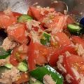 67luna's cooksnap of when they made 【簡単】ツナトマきゅうりのめんぽんマリネ.