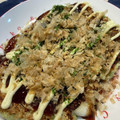 ぱぱぷぅ's cooksnap of when they made オートミールでふわとろお好み焼き♪.