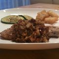 sorabaum's cooksnap of when they made 粒マスタードとドライトマトのポークソテー.