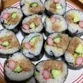 りひーのちゃん's cooksnap of when they made 子供が喜ぶのり巻き♪運動会♪恵方巻き♪.