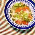 ふたごゆき's cooksnap of when they made レタスとトマトの具だくさんスープ.