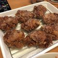 犬Gyami's cooksnap of when they made フライパンで簡単♡鶏もも唐揚げ.