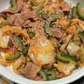 うめぼしじゃぱん's cooksnap of when they made ☆簡単ゴーヤ&キムチ&豚肉のピリ苦炒め☆.