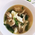 c15's cooksnap of when they made 鶏ときのこのうまみ！豆腐のとろとろスープ.