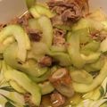 ととてひま74☆'s cooksnap of when they made ハヤト瓜の生姜焼き.