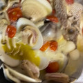 ayu1220's cooksnap of when they made 簡単イカとタラのアクアパッツァ（覚書）.