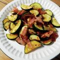 10りい's cooksnap of when they made ズッキーニ＆ベーコンのペペロンチーノ風.