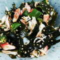 やむにゃん's cooksnap of when they made わかめとオクラの簡単栄養サラダ！.