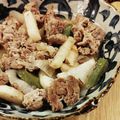 じっこ's cooksnap of when they made 長いもオクラの豚ポンさっぱり炒め♡.