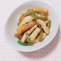 まあまま☆0403's cooksnap of when they made 鶏むね肉と厚揚げピーマンの甘辛炒め.