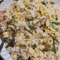 may_usagi's cooksnap of when they made 簡単カフェご飯☆山菜ピラフ☆マジうまっ❗.