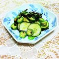 KBBキッチン☆'s cooksnap of when they made ✿オクラきゅー塩昆布和え✿.