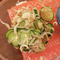 emi＠Ｋomw's cooksnap of when they made ＊茗荷・きゅうり・しらすの酢の物＊.