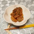 バカリャウ's cooksnap of when they made こんにゃくの梅しそ味噌炒め.