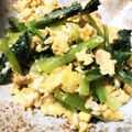 かなちん0807's cooksnap of when they made 小松菜ツナの卵炒め.